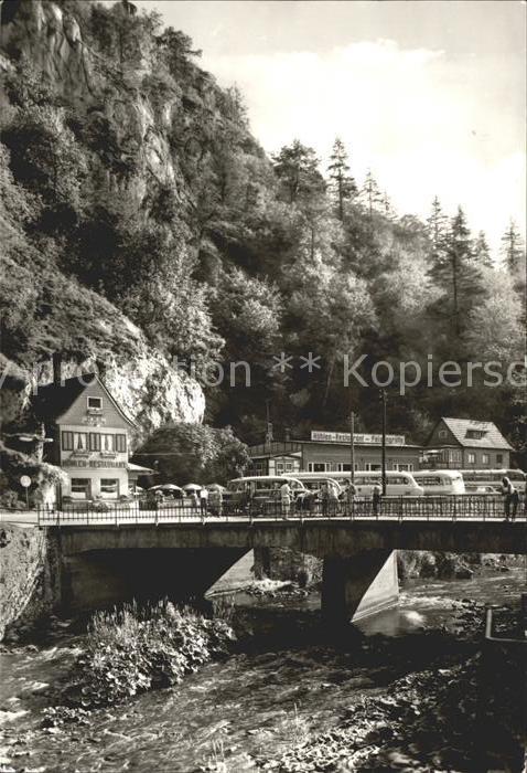 Ruebeland Harz HOG Hoehlenrestaurant mit Felsengrotte