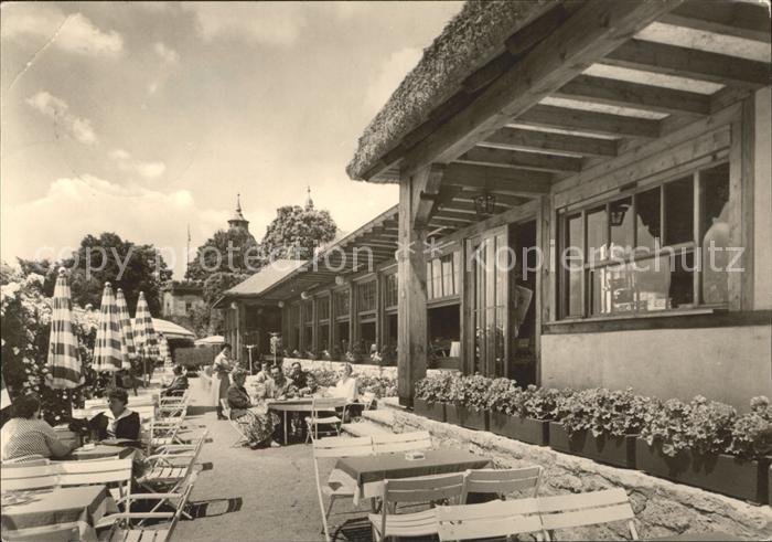 Langenburg Wuerttemberg Schlosscafe im Rosengarten