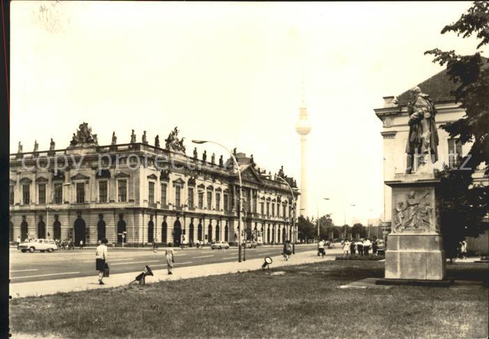 BERLIN  CITY Unter den Linden Museum fuer Dt Geschichte Fernsehturm