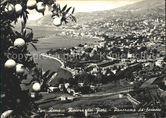 San Remo Panorama vu du Levant