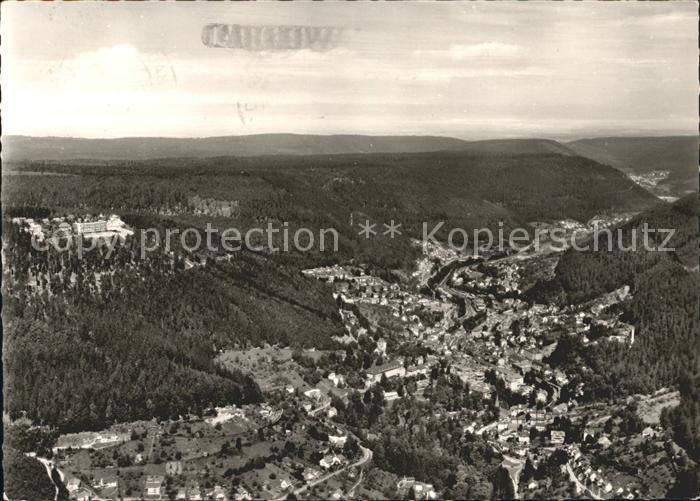 Wildbad Schwarzwald Fliegeraufnahme