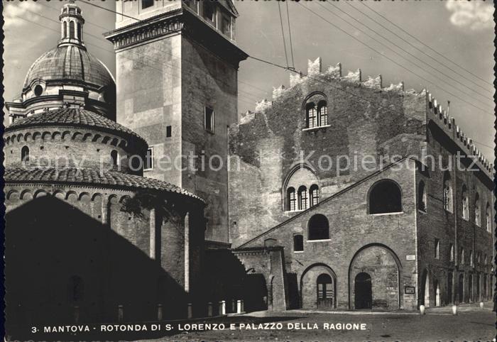 Mantova Rotonda di S Lorenzo e Palazzo della Ragione