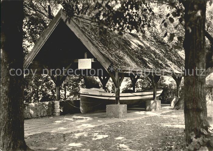 Niederlehme Ernst Thaelmann Gedenkstaette in Ziegenhals Boot Charlotte