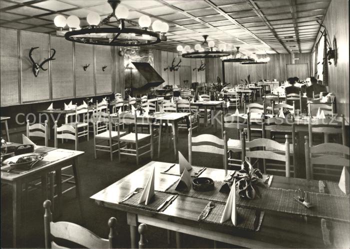 Oberhof Thueringen Grossgaststaette Oberer Hof Jaegerrestaurant