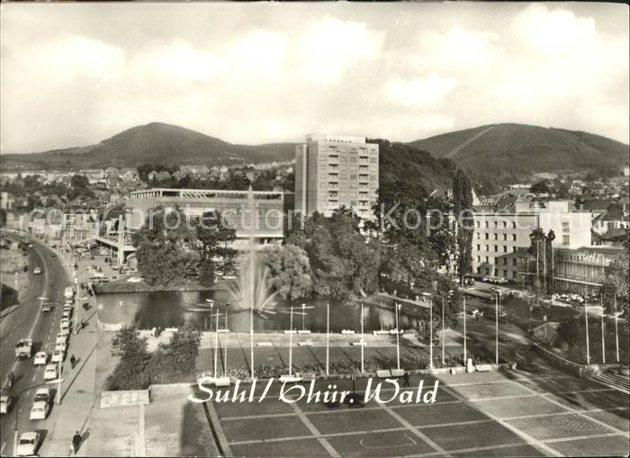 Suhl Thueringer Wald Warenhaus Centrum Interhotel Thueringen Tourist