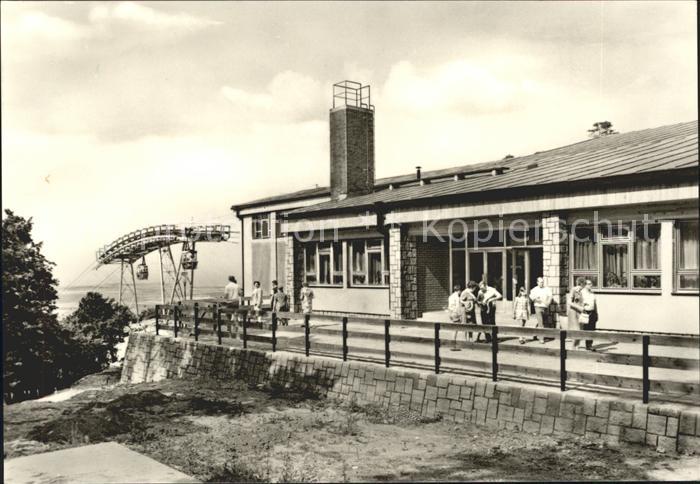 Thale Harz Personenschwebebahn Bergstation am Hexentanzplatz