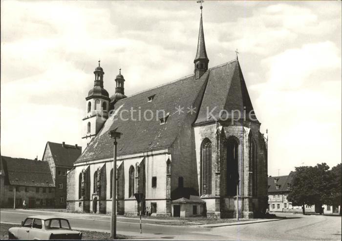 Pegau Kirchplatz St Laurentius Kirche