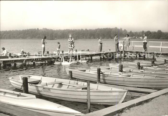 Ahrensdorf Templin Bootshafen Betriebsferienheim Wilhelm Pieck