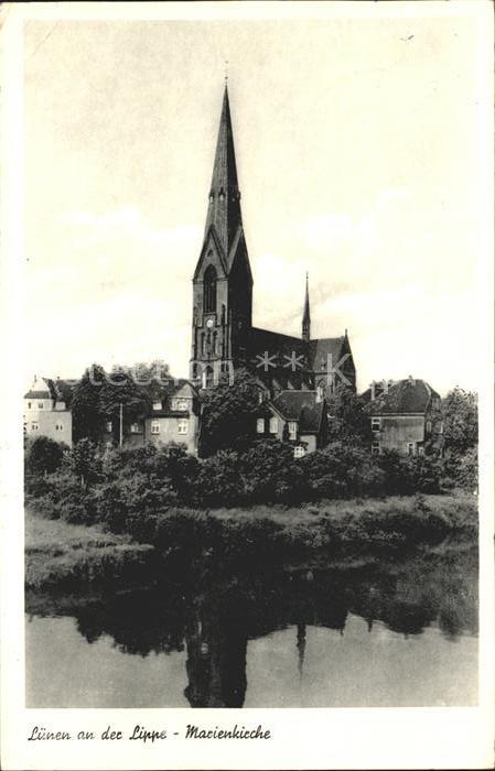 Luenen UNNA NRW an der Lippe Marienkirche