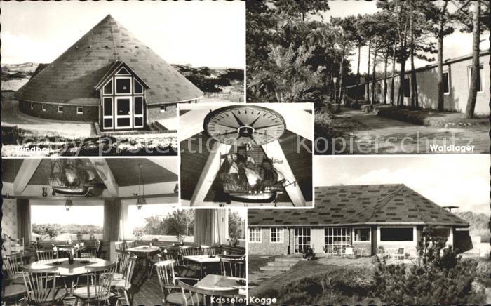 Rantum Sylt Jugendseeheim des Landkreises und Stadt Kassel Rundhaus Waldlager Ko
