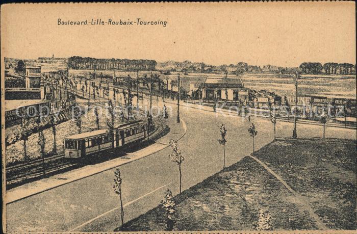 Lille Nord Boulevard Lille Roubaix Tourcoing Tram