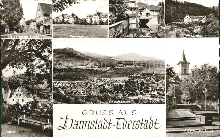 Eberstadt Darmstadt Heidelberger Strasse Krankenhaus Modau Muehltal Kirche