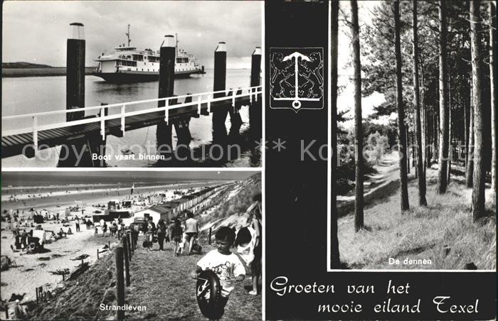 Texel Boot vaart binnen De dennen Strandleven