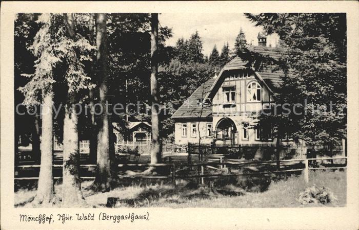 Moenchhof Manebach Berggasthaus Thueringer Wald