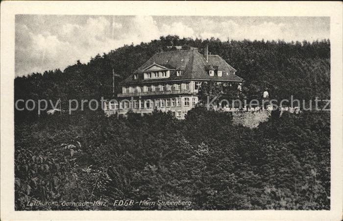 Gernrode Harz FDGB Heim Stubenberg Luftkurort