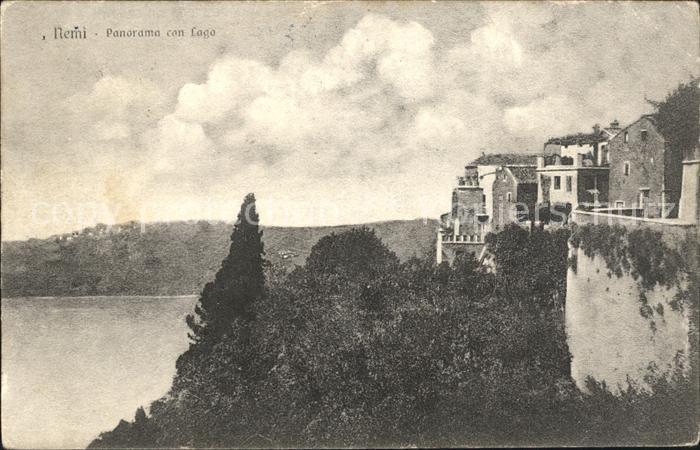 Nemi Panorama con Lago