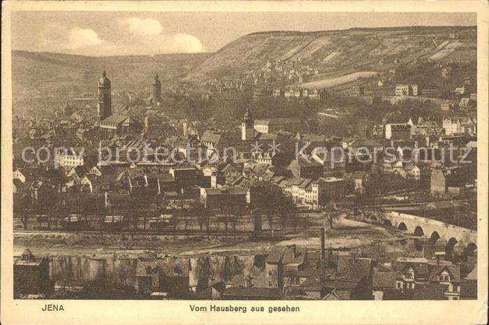 Jena vom Hausberg aus gesehen