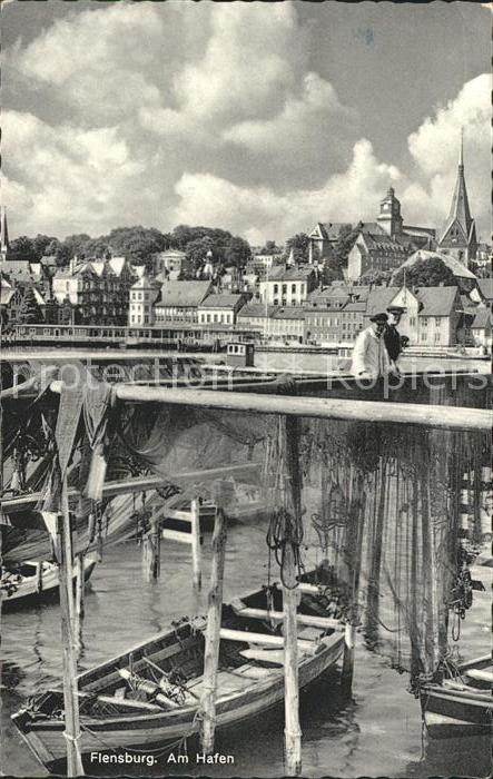 Flensburg am Hafen Fischer