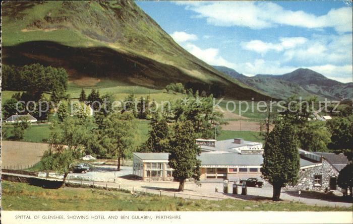Glenshee Spittal Hotel and Ben Gulabin