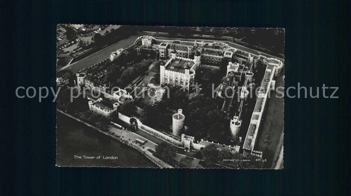 London Tower of London aerial view