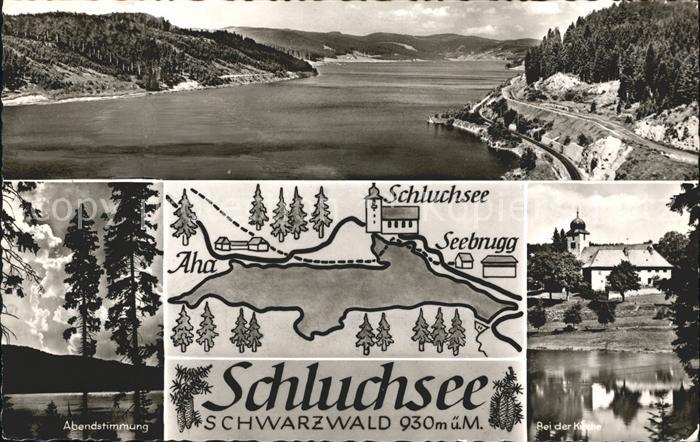 Schluchsee Panorama Schwarzwald Abendstimmmung Kirche