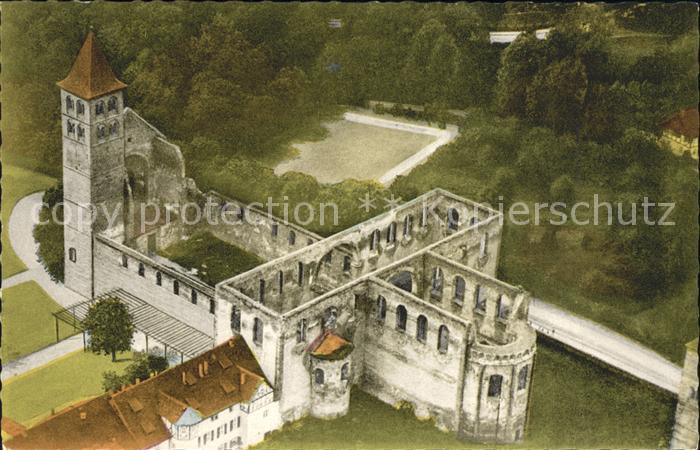 Bad Hersfeld Ruine der Stiftskirche Fliegeraufnahme