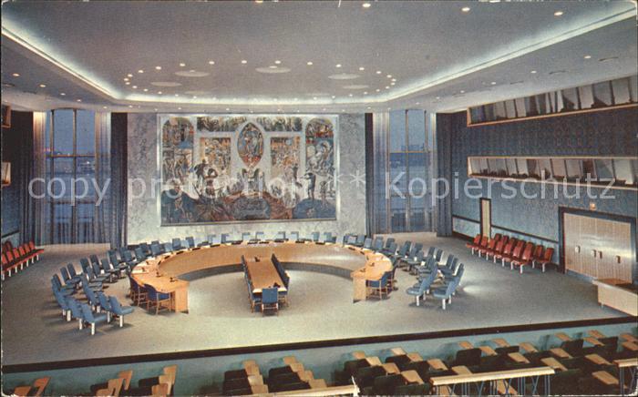 New York City United Nations Headquarters Security Council Chamber