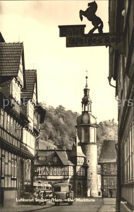 Stolberg Harz Marktturm Luftkurort