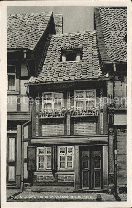 Wernigerode Harz Kleinste Haus der Stadt