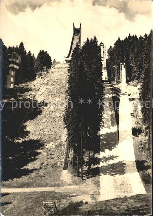 Johanngeorgenstadt Erzgebirgsschanze Skispringen Wintersportplatz