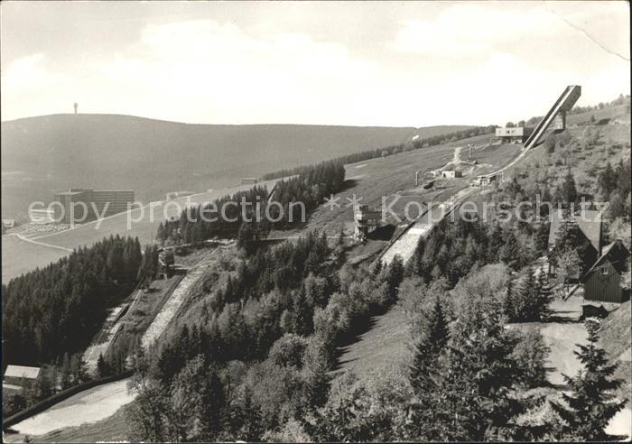 Oberwiesenthal Erzgebirge Skisprungschanze Wintersportplatz Kurort