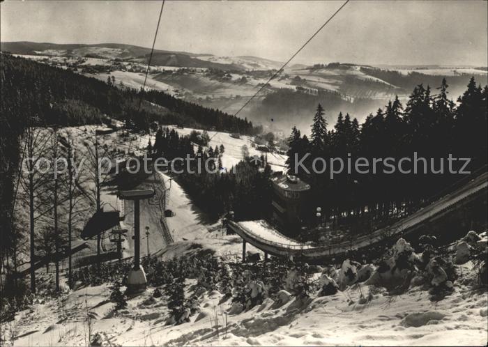 Klingenthal Vogtland Grosse Aschberg Schanze Skispringen Wintersportplatz