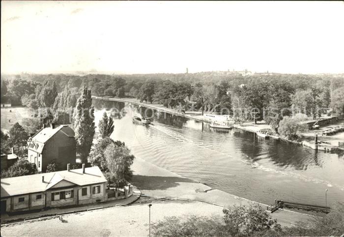 Bernburg Saale Blick auf die Saale