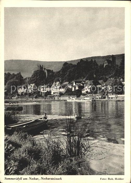 Neckarsteinach Sommeridyll am Neckar