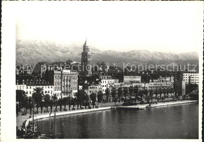 Split Spalato Teilansicht mit Gebirgspanorama