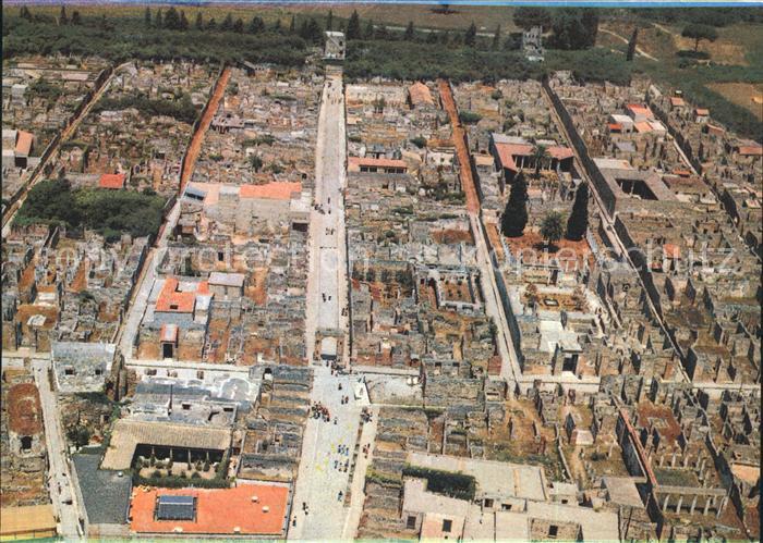 Pompei Veduta aerea