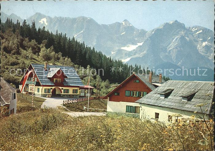 Eisenkappel-Vellach Gaststaette Seebergsattel Alpenpanorama