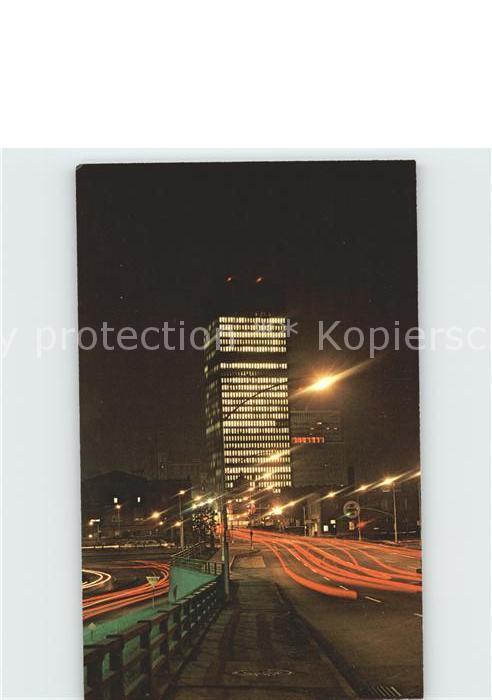 Rochester New York Xerox Building Downtown Night Scene