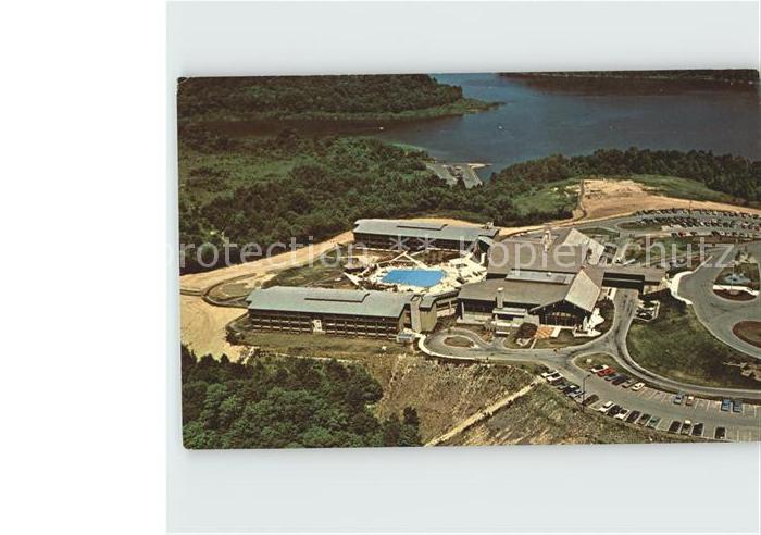 Cambridge Ohio Aerial view of Salt Fork State Lodge