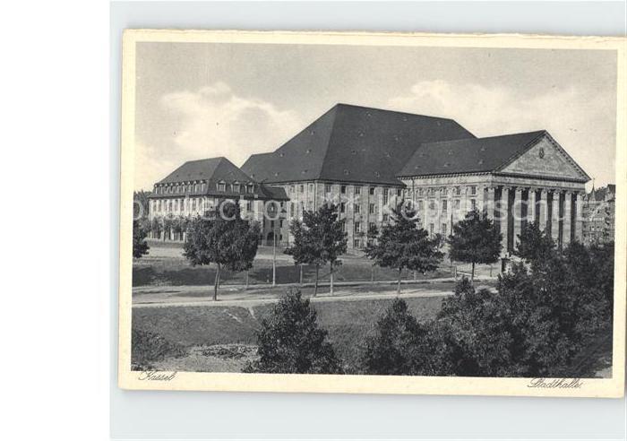 KAssEL  CITY Stadthalle Kupfertiefdruck