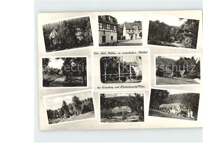 Eisenberg Thueringen Muehltal Muehlen Bad Klosterlausnitz Handabzug