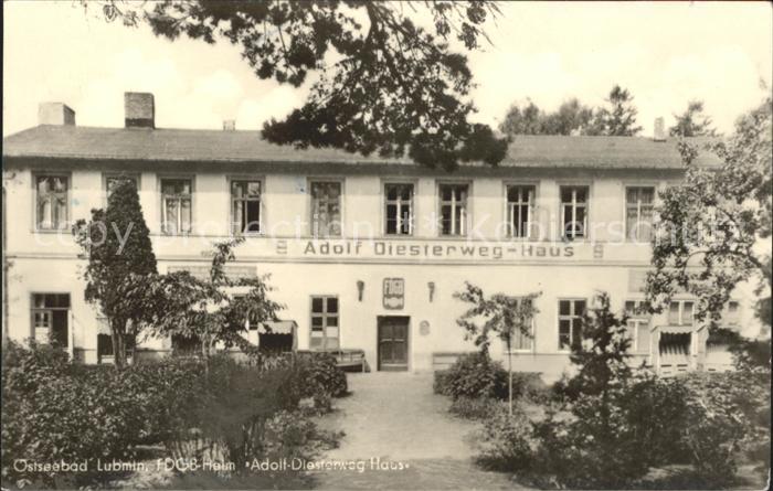 Lubmin Ostseebad FDGB Heim Adolf Diesterweg Haus