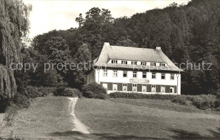 Schwarzburg Thueringer Wald Jugendherberge Georgij Dimitroff