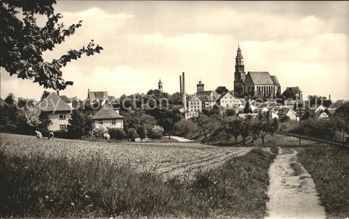 Kamenz Sachsen Teilansicht Kirche