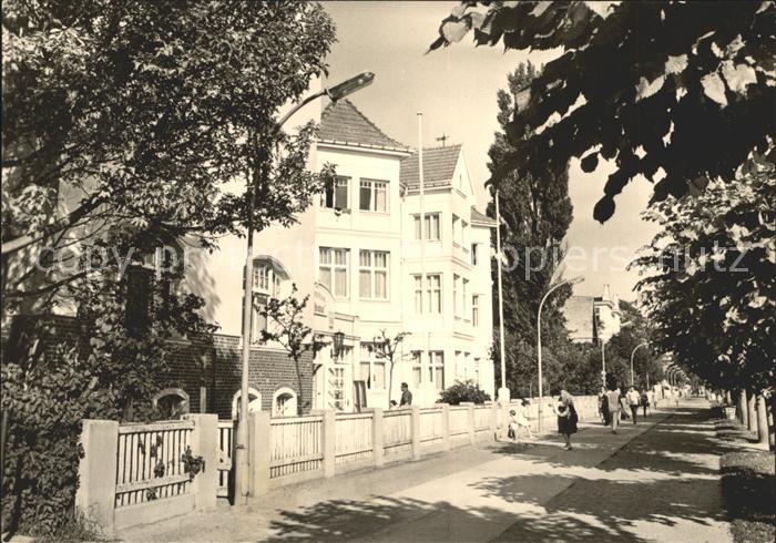 Bansin Ostseebad FDGB Erholungsheim Aufbau