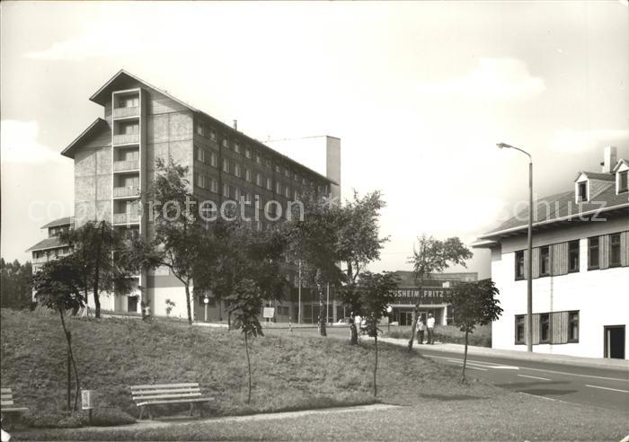 Oberhof Thueringen FDGB Erholungsheim Fritz Weineck