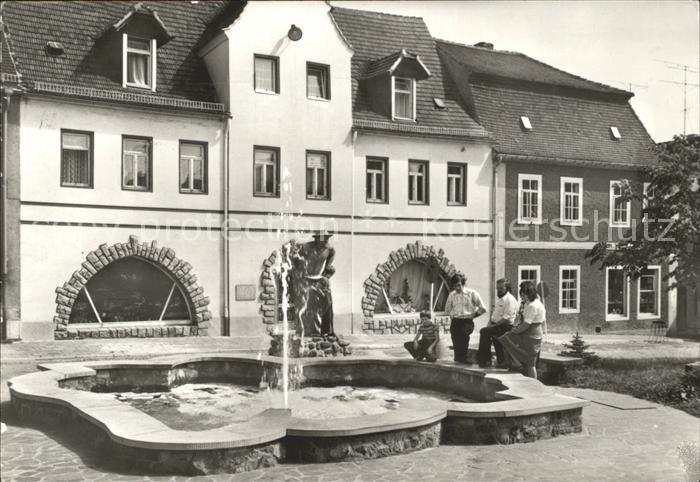 Dahlen Sachsen Oschatz Brunnen Karl Marx Platz