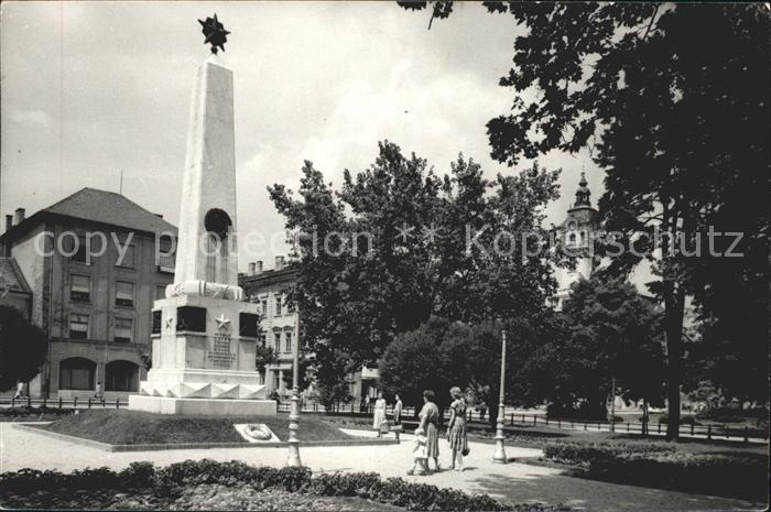 Szeged Sowjetdenkmal Szechenyi Platz