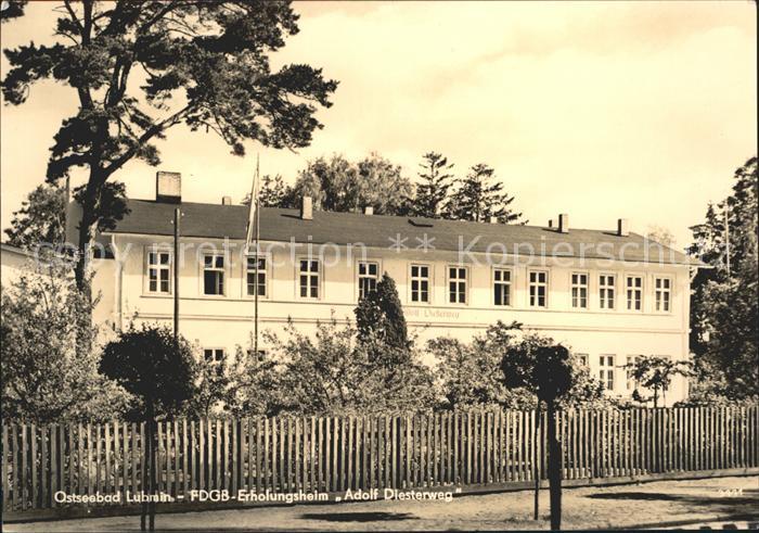 Lubmin Ostseebad FDGB Erholungsheim Adolf Diesterweg