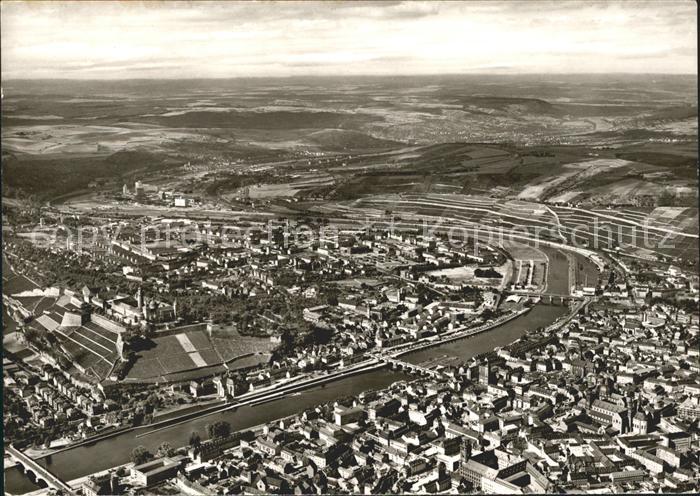 WueRZBURG Bayern Fliegeraufnahme